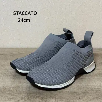 STACCATO 메쉬 슬립온 24cm 그레이