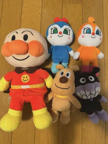 호빵맨 봉제 인형 세트