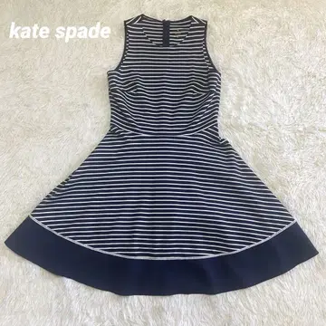 kate spade 케이트 스페이드 보더 원피스 사이즈 2 마린 L