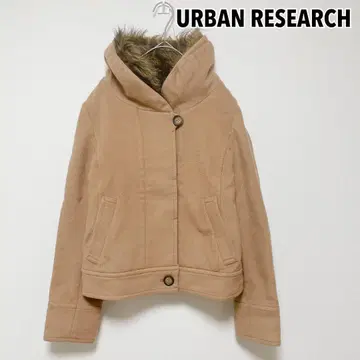 어반 리서치 자켓 코트 울 퍼 숏 기장 긴팔