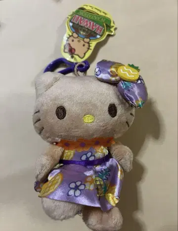 하와이 인형 한정판 일광화상 키티 퍼플 purple 보라색 헬로키티