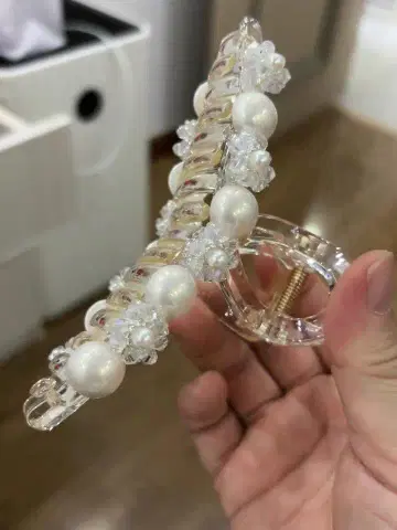 엘레강트한 펄 비즈 헤어핀