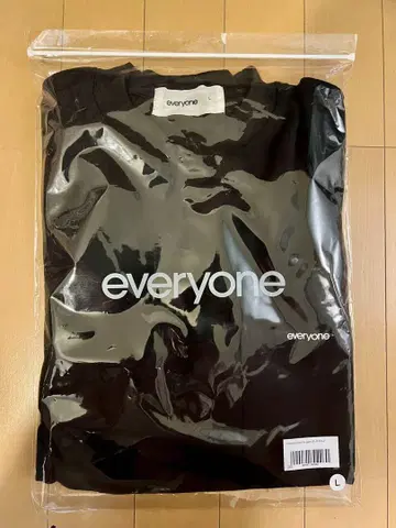 everyone 포켓 티셔츠 (BLACK) L 사이즈