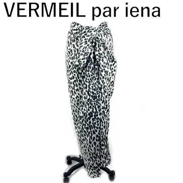 새상품급 이에나 VERMEIL par iena 스커트 레오파드 리조트