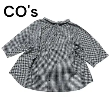 CO's 코즈 코튼 린넨 2way 반팔 블라우스 셔츠 상의
