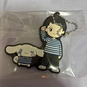 오모로 채널 x 산리오 캐릭터즈 러버 스트랩 시나모롤 x 나가타