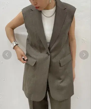 새상품 LOUNGEDRESS TR 린넨 지레 자켓 라운지 드레스