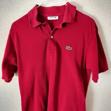 [새상품급] LACOSTE 라코스테 빨간색 피케 셔츠 3