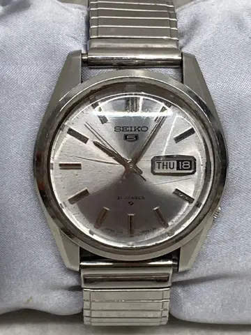 T3) SEIKO 5 세이코 오토매틱 데이데이트 남성용 손목시계 6119
