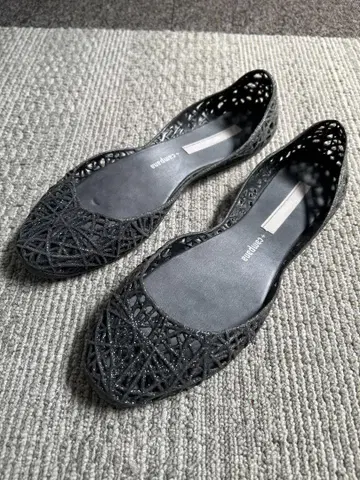 melissa 블랙 메쉬 플랫슈즈 사이즈 7