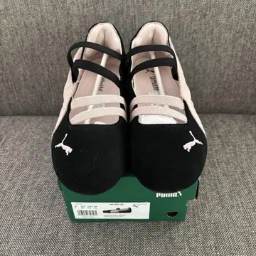 [새상품] PUMA 스피드캣 발레 블랙핑크 24cm
