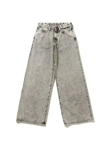 SUGARHILL ACID WASHED DENIM WIDE TROUSER