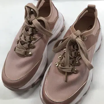 란다 시어 콤비 스니커즈 핑크 S
