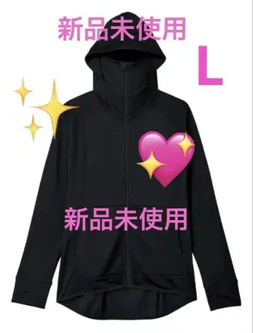 워크맨 쿨 UV 선쉐이드 후드티 블랙