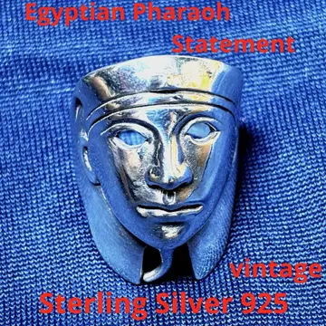 Silver925 Vintage Pharaoh Statement 반지