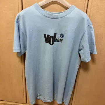 90s VOLCOM 스카이블루 티셔츠 M