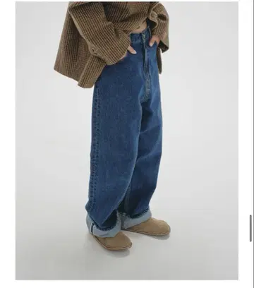 TODAYFUL Cary's Denim 스트레이트 데님 블루