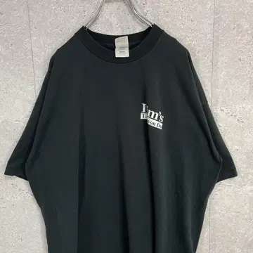프룻 오브 더 룸 USA제 90s 싱글 스티치 기업 로고 티셔츠 2XL