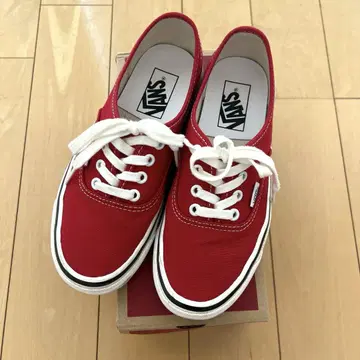 VANS 반스 어센틱 애너하임 레드 23cm