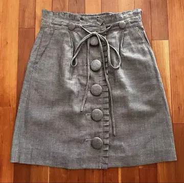 3.1 Philip Lim 필립 림 그레이 버튼 스커트