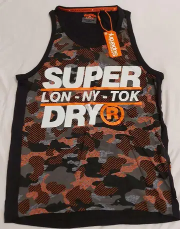 Superdry 카모플라쥬 탱크탑 L 사이즈 미사용품