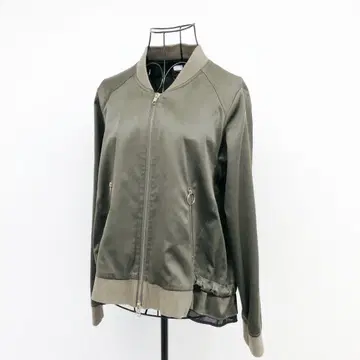 트로와 블루종 자켓 아우터 카키 일본제 겉옷 캐주얼 봄/가을