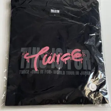 TWICE THIS IS FOR 티셔츠 허벅지 L 사이즈