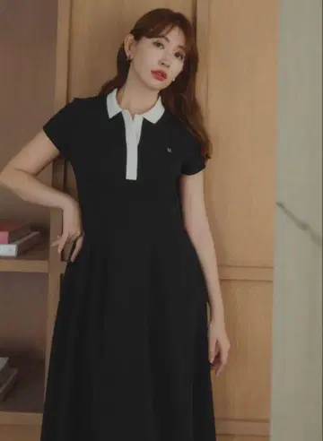 herlipto 쇼트 슬리브 폴로 드레스 M