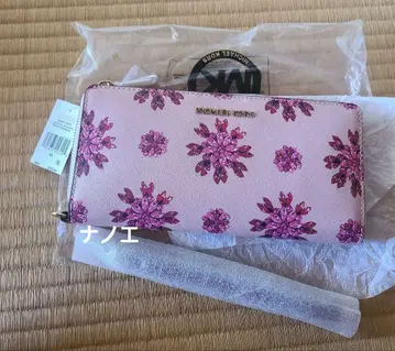 새상품 MICHAEL KORS 꽃무늬 3단 폴더형 지갑