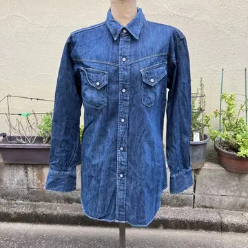 SUGAR CANE RANCH WEAR 웨스턴 데님 셔츠 사이즈 L