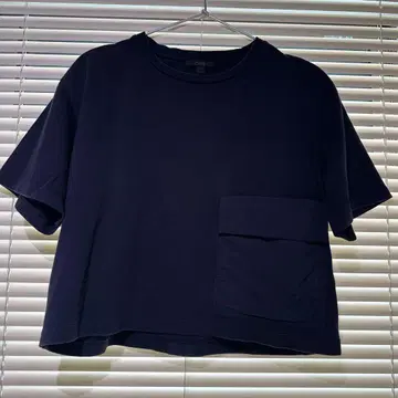 COS 코튼 크롭 티셔츠