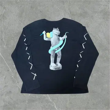 Originalfake Kaws 긴팔 티셔츠 롱T 블랙
