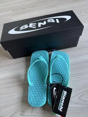 SENSI 아쿠아 블루 플립플랍 38-39