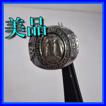 맥도날드 실버 헤비 반지 1970년 새상품급 직원 e815