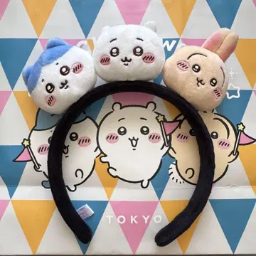 치이카와 파크 봉제 인형 머리띠