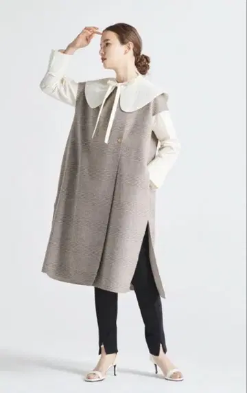 yori 체크 베스트 AW22