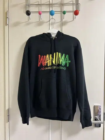 WANIMA 블랙 후드티