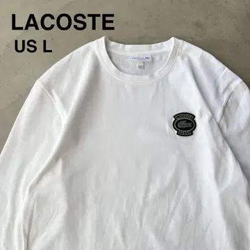 [ LACOSTE ] 라코스테 US L 긴팔 티셔츠 원포인트 티셔츠