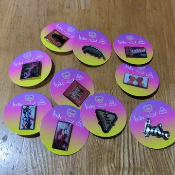 hide 핀즈 캡슐 60th 핀즈 캡슐 (10 종류 풀세트)
