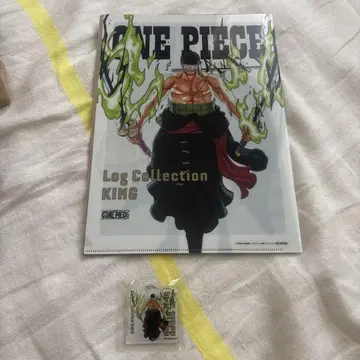ONE PIECE KING 클리어 파일 아크릴 키링 한정판