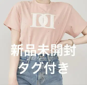 Darich 퀼팅 아플리케 비쥬 티셔츠 PNK