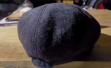 울 다크 블루 베레모