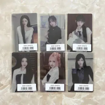 IVE Be Alright 소니뮤 특전 클리어 트레이딩 카드 컴프