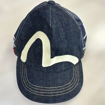 EVISU 데님 메쉬 캡