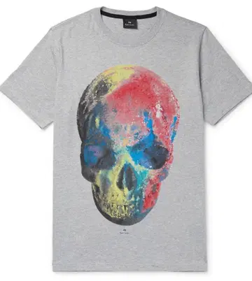 ps PAUL SMITH Skull 티셔츠 반팔 티셔츠