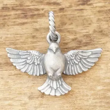 새상품 QUETZAL 비둘기 펜던트 탑 실버 925 새 평화 피스