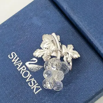 Swarovski 크리스탈 포도 브로치 스와로브스키 앤티크