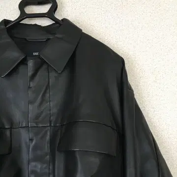 HARE 가죽 자켓 블랙 히요쿠