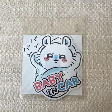 치이카와 모몽가 차량용 마그넷 baby in CAR 출산 축하 선물