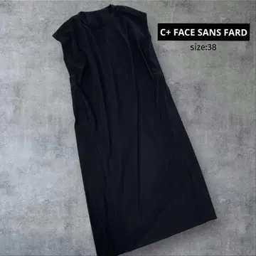 새상품급! C+ FACE SANS FARD 롱 기장 슬리브리스 원피스